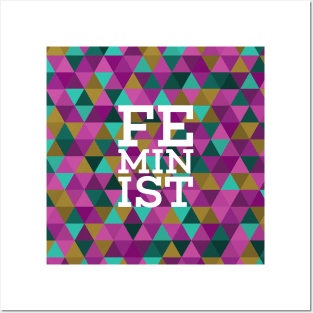 Feminist Geometric Posters and Art